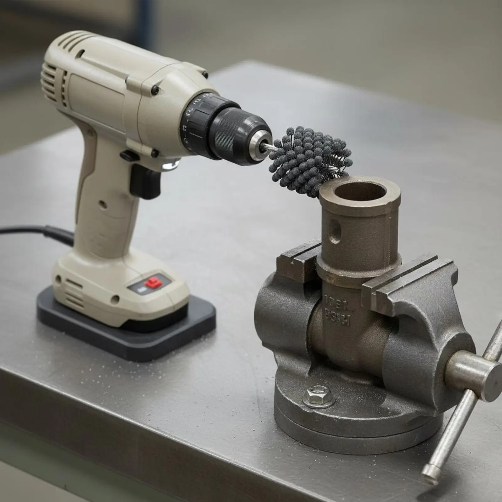 Ball Head Brush Polishing Deburring Brush Industrial Tool for Metalworking, Machine Shop
Ball Head Brush Polishing Deburring Brush Industrial Tool for Metalworking, Machine Shop