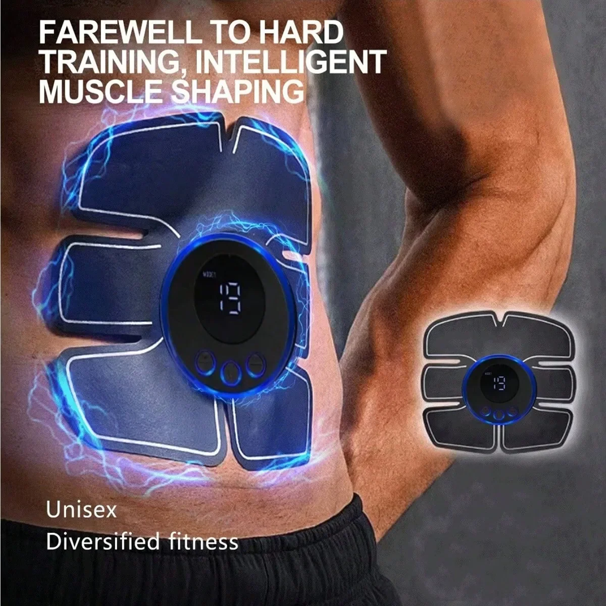 1PC Abs Stimulator, Muscle Toner, Portable Muscle Trainer, Intelligent Wireless Fitness Apparatus
1PC Abs Stimulator, Muscle Toner, Portable Muscle Trainer, Intelligent Wireless Fitness Apparatus