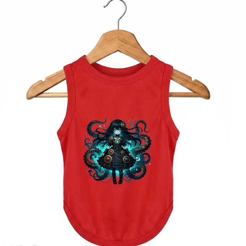 Dog Summer Breathable Vest - Steampunk Anime Girl Print Pet Apparel
Dog Summer Breathable Vest - Steampunk Anime Girl Print Pet Apparel