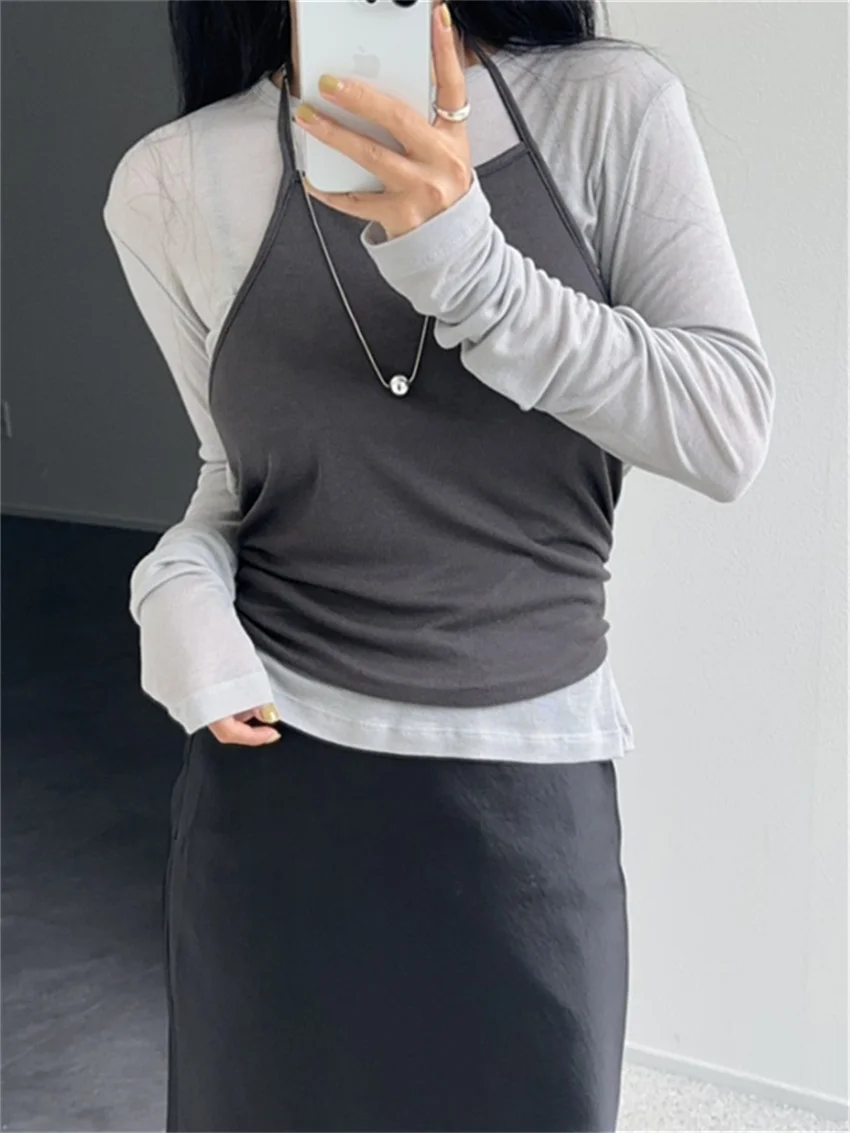 Alien Kitty All Match Spring T-Shirts Women With Tank Tops Loose 2025 Full Sleeve Office Lady Casual High Street Daily New Tees
Alien Kitty All Match Spring T-Shirts Women With Tank Tops Loose 2025 Full Sleeve Office Lady Casual High Street Daily New Tees