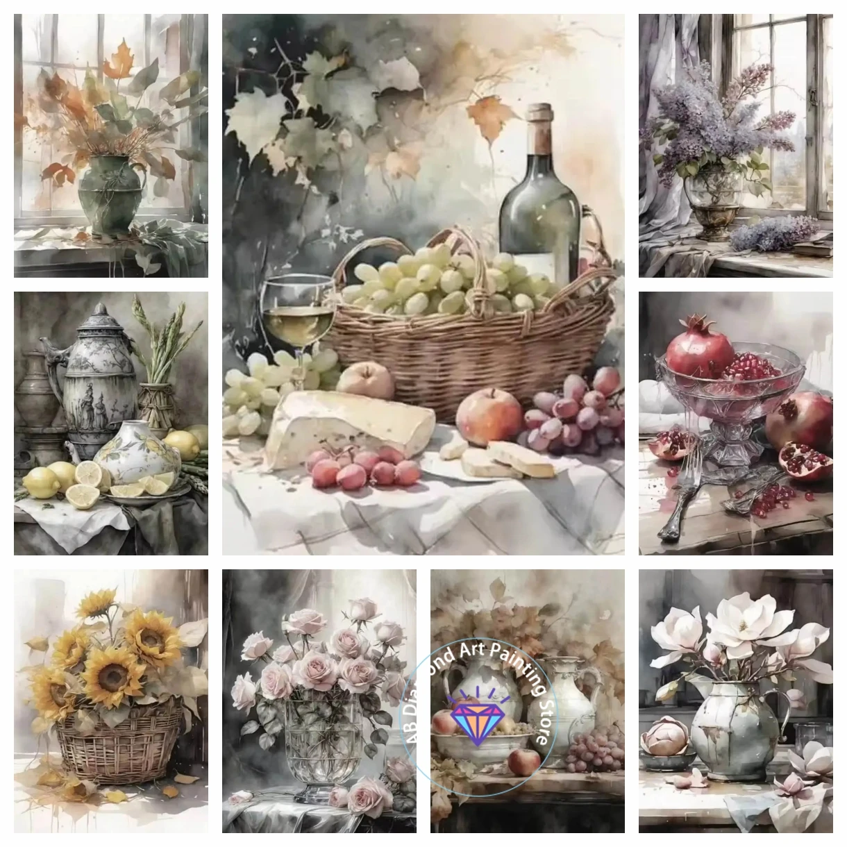 AB Diamond Painting Kits New Collection Vintage Guava Fig Fruit Still Life Vase 5D DIY Cross Stitch Handmade Crafts Home Decor
AB Diamond Painting Kits New Collection Vintage Guava Fig Fruit Still Life Vase 5D DIY Cross Stitch Handmade Crafts Home Decor