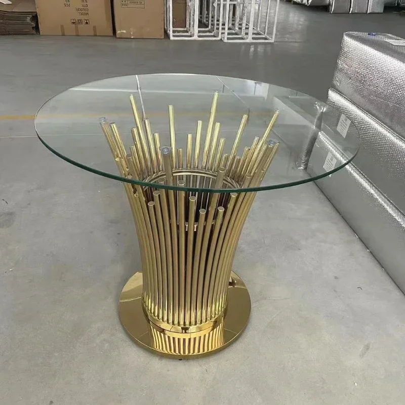 Hotel wedding party event dining table 48" Divine Round cake Table Gold Hot sales
Hotel wedding party event dining table 48" Divine Round cake Table Gold Hot sales