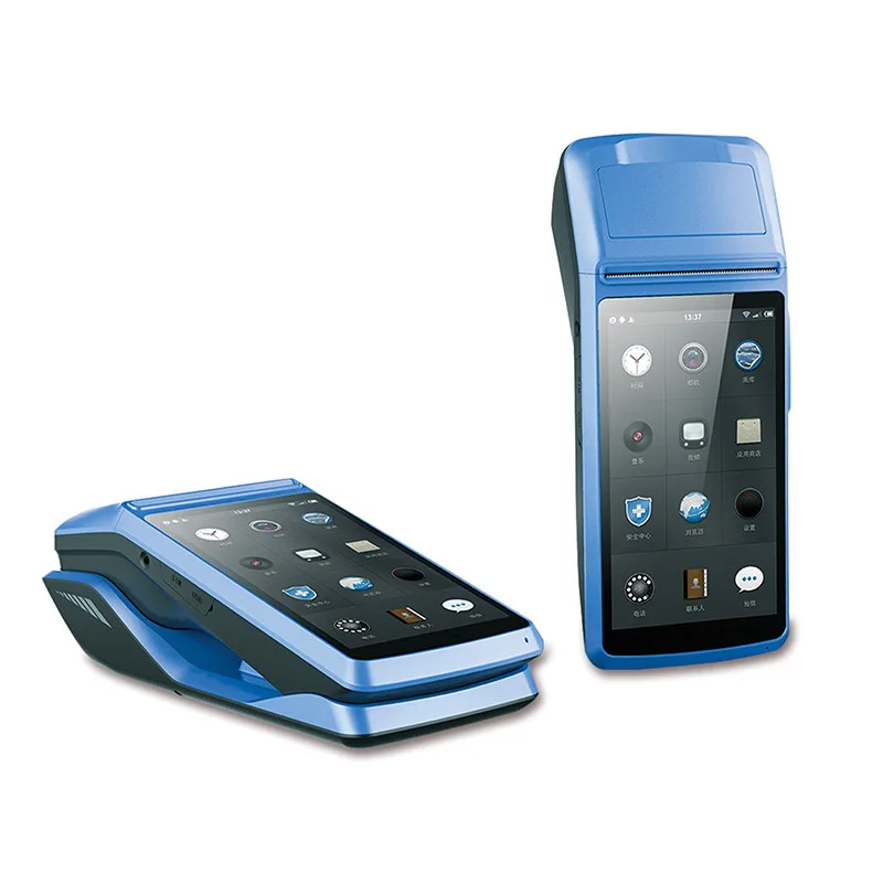 5,5-дюймовый портативный терминал Android POS с термопринтером, считывателем штрих-кодов NFC 4G WIFI BT GPS
5,5-дюймовый портативный терминал Android POS с термопринтером, считывателем штрих-кодов NFC 4G WIFI BT GPS