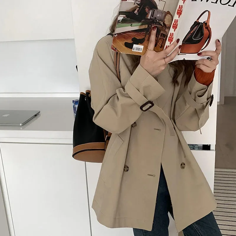 Hong Kong style short windbreaker women's Korean version 2023 Spring Autumn New Student Fashion Versatile Small Casual Top Coat
Hong Kong style short windbreaker women's Korean version 2023 Spring Autumn New Student Fashion Versatile Small Casual Top Coat