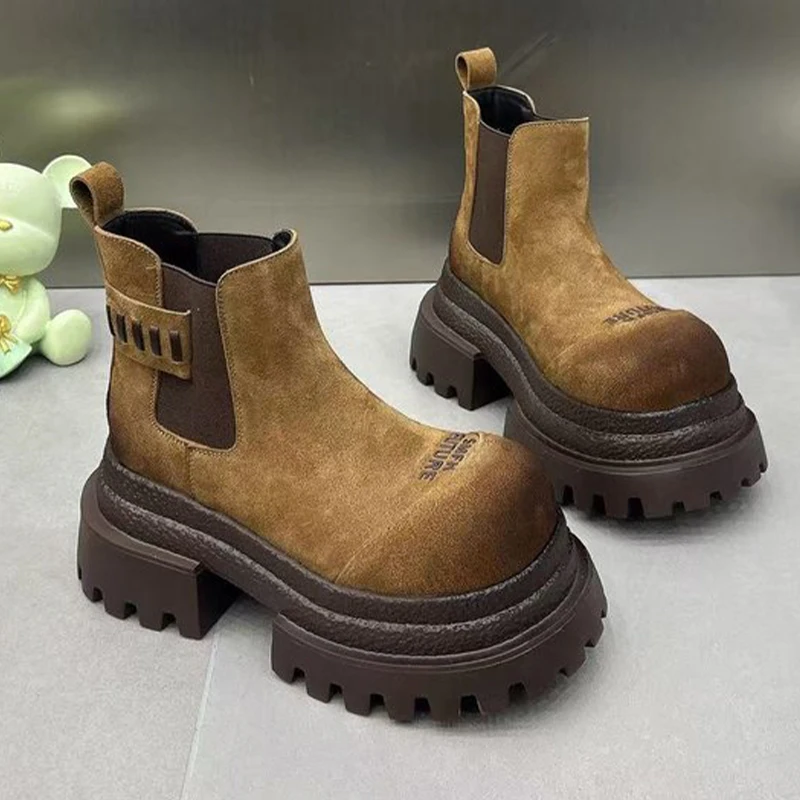 2026 New Flats Womens Ankle Boots Suede Platform Casual Sport Shoes Walking New Winter Boots Cozy Fashion Chelsea Botas De Mujer
2026 New Flats Womens Ankle Boots Suede Platform Casual Sport Shoes Walking New Winter Boots Cozy Fashion Chelsea Botas De Mujer