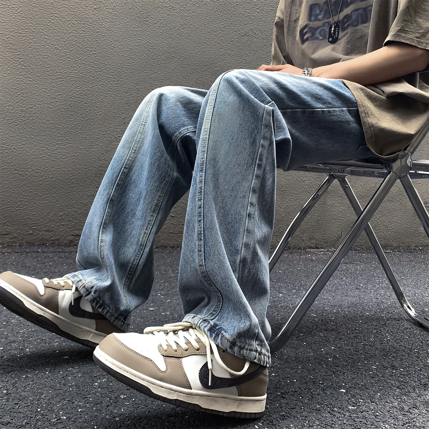 Slim Fit Straight Leg Jeans Men's Spring Autumn Casual Loose High Street Faionable American Sle Wear Resistant Stretch Denim
Slim Fit Straight Leg Jeans Men's Spring Autumn Casual Loose High Street Faionable American Sle Wear Resistant Stretch Denim