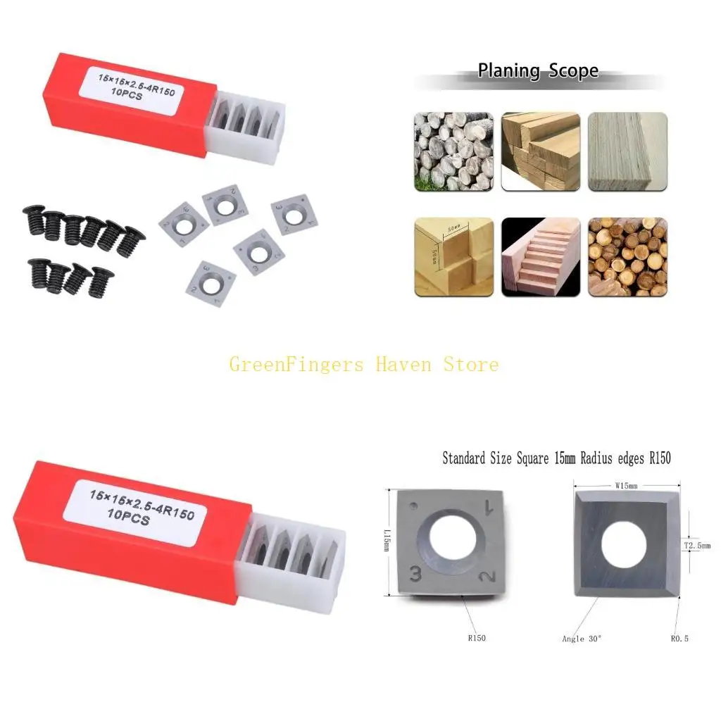 F68D 15mm Square Insert Cutter 15x15x2.5mm-30° R150 for Woodturning Roughing Tool
F68D 15mm Square Insert Cutter 15x15x2.5mm-30° R150 for Woodturning Roughing Tool