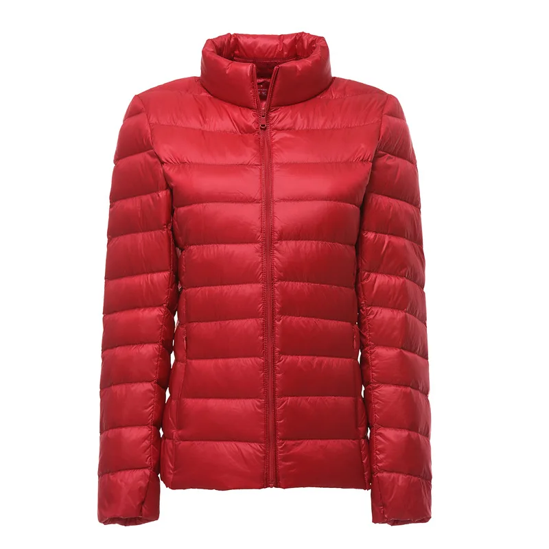 Women's Down Jacket Lightweight Korean Coats Warm Stand-up Collar Short Large Size Fashion White Duck Down Coats Puffer Jacket
Women's Down Jacket Lightweight Korean Coats Warm Stand-up Collar Short Large Size Fashion White Duck Down Coats Puffer Jacket