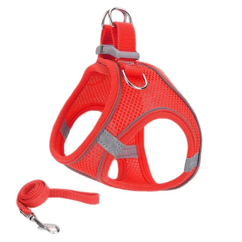Dog Mesh Harness New Style Vest-Style Dog Harness Leash Pet Harness Dog Walking Leash
Dog Mesh Harness New Style Vest-Style Dog Harness Leash Pet Harness Dog Walking Leash