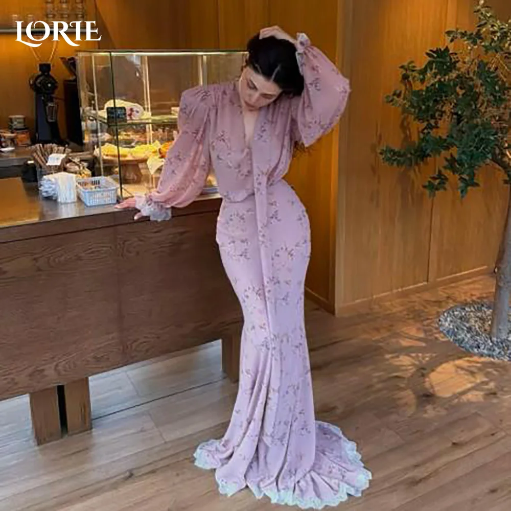 LORIE Purple Colorful Flowers Floral Mermaid Party Gowns A-Line Puff Sleeve Formal Dresses Lace Customized Party Prom Dress 2027
LORIE Purple Colorful Flowers Floral Mermaid Party Gowns A-Line Puff Sleeve Formal Dresses Lace Customized Party Prom Dress 2027
