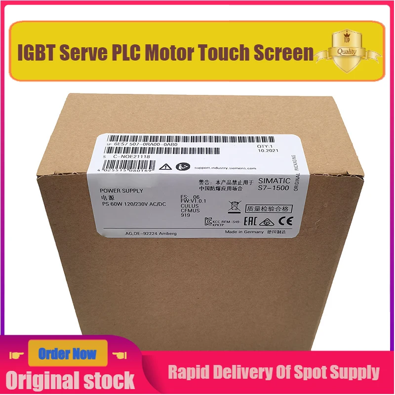 New original 6ES7507-0RA00-0AB0 power module 6ES7 507-0RA00-0AB0 spot
New original 6ES7507-0RA00-0AB0 power module 6ES7 507-0RA00-0AB0 spot