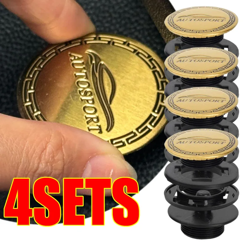 Car Floor Mat Fixing Snaps Carpet Press Buckles & Copper 4Sets Universal Double Layer Clips Automotive Accessories
Car Floor Mat Fixing Snaps Carpet Press Buckles & Copper 4Sets Universal Double Layer Clips Automotive Accessories
