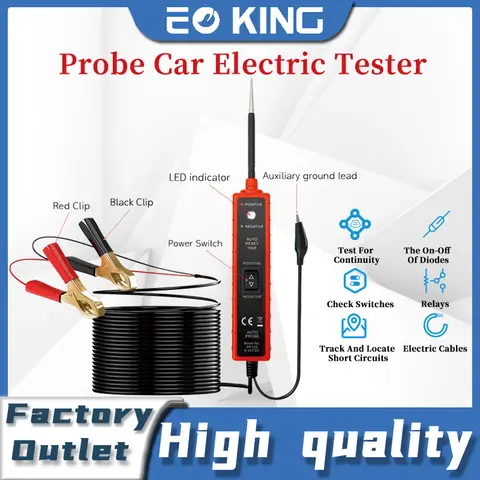 Automotive Electrical System Tester EM285 6-24V DC Car Drive Test Pen Automotive Circuit Tester