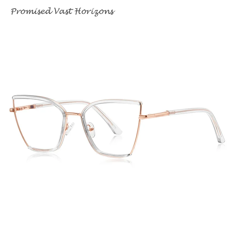 Original Designed Blue TR Rim Wrapped Silver Gold Stainless Steel Anti Blue Light Optical Frame Plano Lens for Women Eyeglasses
Original Designed Blue TR Rim Wrapped Silver Gold Stainless Steel Anti Blue Light Optical Frame Plano Lens for Women Eyeglasses