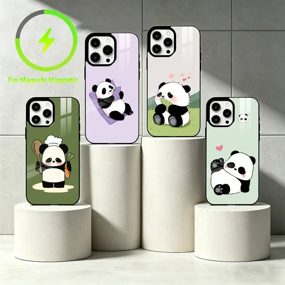 C-Cute giant panda Phone Case For iPhone 17 16 15 14 13 12 Pro Max Plus for Mirror Wireless Magnetic Cover
C-Cute giant panda Phone Case For iPhone 17 16 15 14 13 12 Pro Max Plus for Mirror Wireless Magnetic Cover