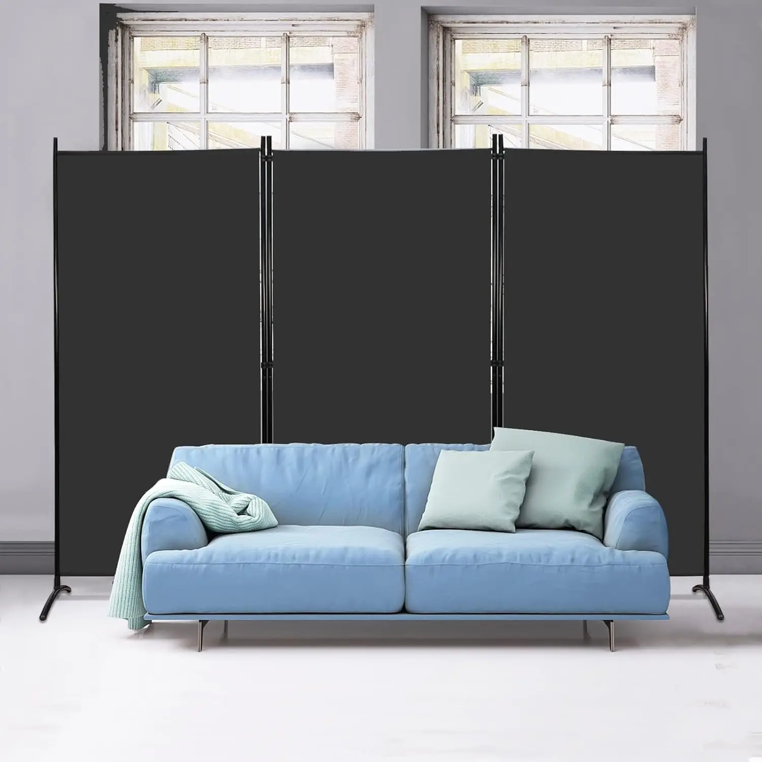 3-Panel Folding Privacy Screen, 6 Ft Tall Portable Room Divider for Office & Home, Black
3-Panel Folding Privacy Screen, 6 Ft Tall Portable Room Divider for Office & Home, Black