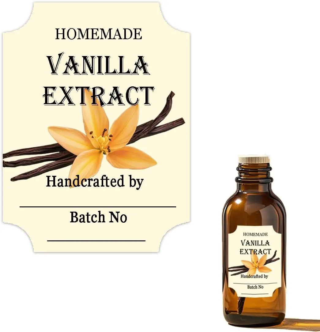 40 Pcs Vanilla Extract Labels 2 * 3 Inch Handmade Vanilla Extract Stickers for Homemade Vanilla Honeys
40 Pcs Vanilla Extract Labels 2 * 3 Inch Handmade Vanilla Extract Stickers for Homemade Vanilla Honeys