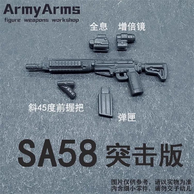 ArmyArms 1/50 Scale Soldier 4CM SA58 Weapon Cannot To Launch Plastic Model Toys For Action Figure Doll Body In Stock
ArmyArms 1/50 Scale Soldier 4CM SA58 Weapon Cannot To Launch Plastic Model Toys For Action Figure Doll Body In Stock