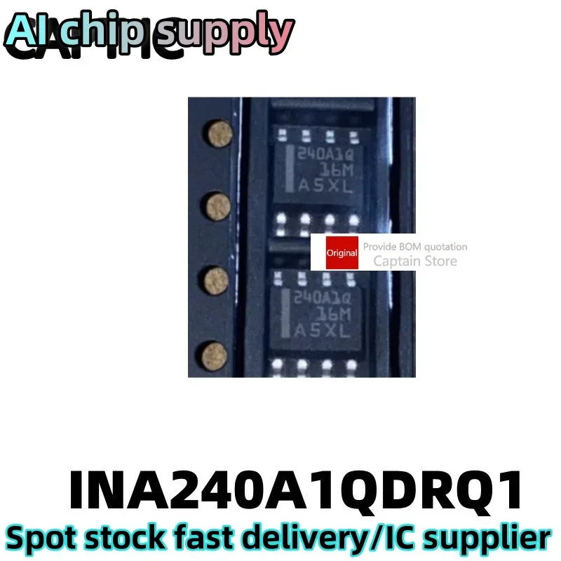 5PCS INA240A1QDRQ1 screen printed 240A1Q SOP8 pin patch current sensitive sensing amplifier 240A1Q
5PCS INA240A1QDRQ1 screen printed 240A1Q SOP8 pin patch current sensitive sensing amplifier 240A1Q