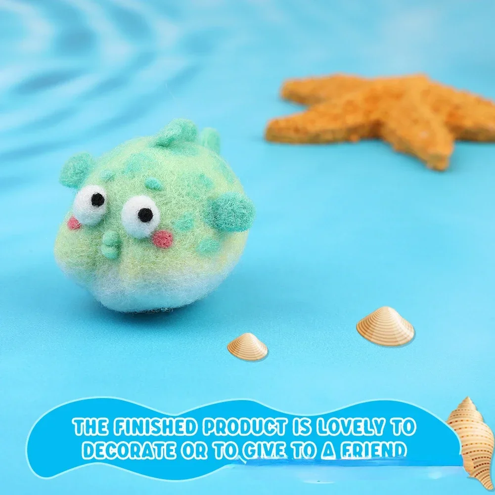Wool Felt Poke Knitting Material Bag Handcrafted Cute Pufferfish Creative Fur Keychain Pendant Couple Gift Knit Crochet Supplies
Wool Felt Poke Knitting Material Bag Handcrafted Cute Pufferfish Creative Fur Keychain Pendant Couple Gift Knit Crochet Supplies