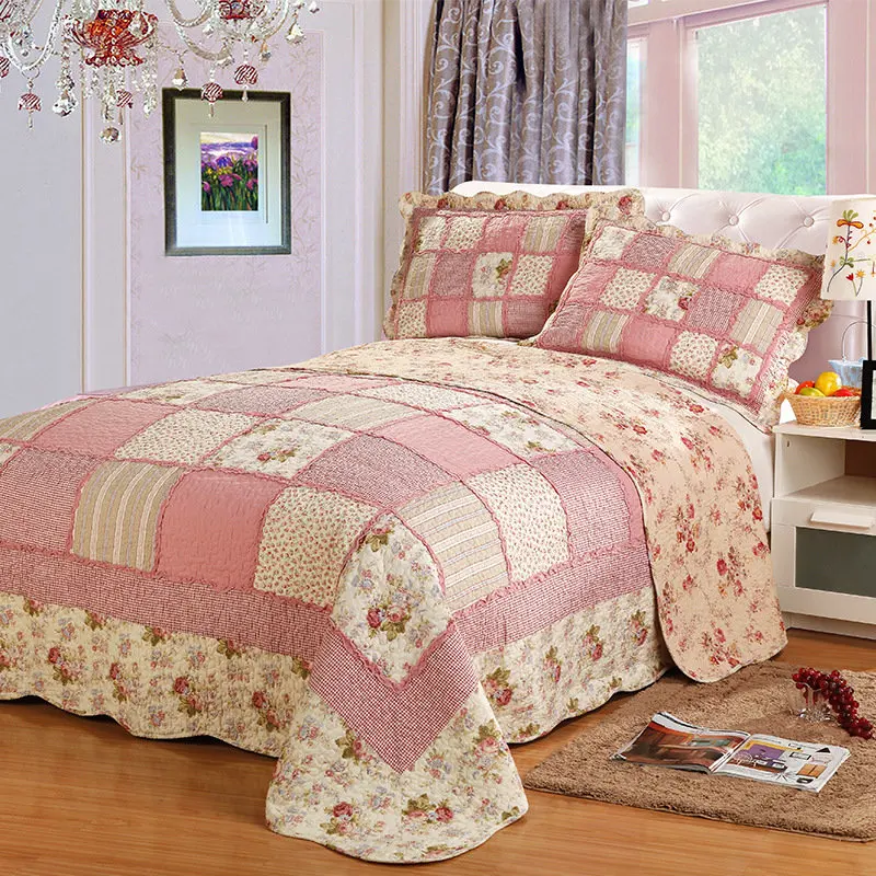 Korea Plaid Cotton Bed Cover Patchwork Bedspread Quilted Queen Double Air Conditioning Summer Quilt Set Coverlet Blanket 3 Pcs
Korea Plaid Cotton Bed Cover Patchwork Bedspread Quilted Queen Double Air Conditioning Summer Quilt Set Coverlet Blanket 3 Pcs