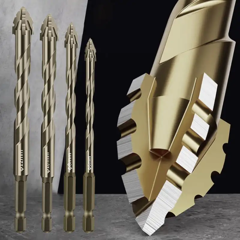 Alloy Drill Bit Eccentric Multifunctional Tile Glass Cement Metal Ceramic Wood Plastic Hole Saw Triangle Size 6mm 8mm 10mm 12mm
Alloy Drill Bit Eccentric Multifunctional Tile Glass Cement Metal Ceramic Wood Plastic Hole Saw Triangle Size 6mm 8mm 10mm 12mm