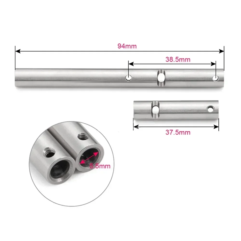 Stainless Steel Rear Axle Sleeve Anti Slip Enhanced Bushing Weight Rod for Axial Wraith 90018 RR10 Yeti 1/10 RC Car Part
Stainless Steel Rear Axle Sleeve Anti Slip Enhanced Bushing Weight Rod for Axial Wraith 90018 RR10 Yeti 1/10 RC Car Part