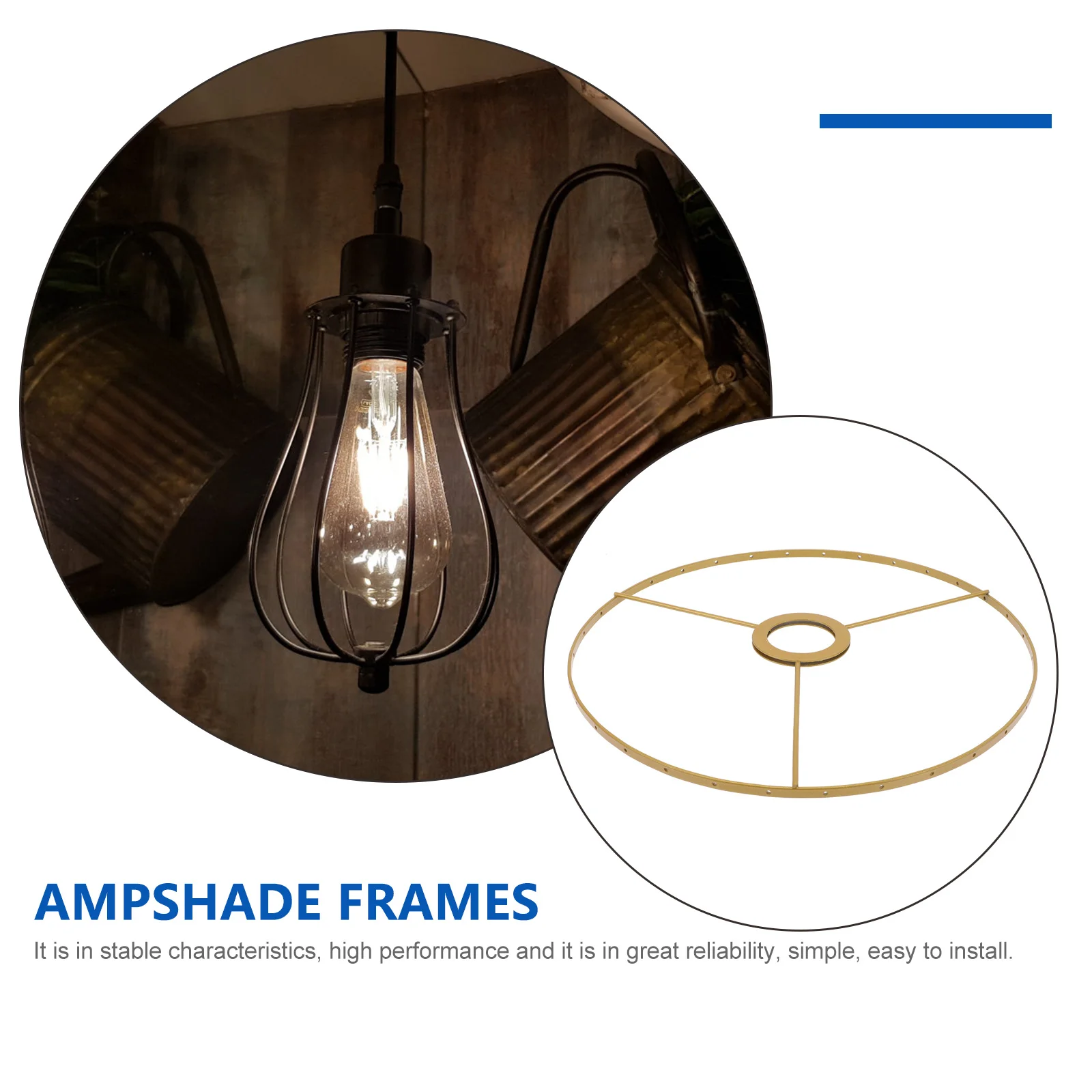 28Cm Ceiling Lampshade Frame Iron DIY Lamp Shade Holder for Chandelier Pendant Light Lampshade Frames Vintage Style Metal Ring
28Cm Ceiling Lampshade Frame Iron DIY Lamp Shade Holder for Chandelier Pendant Light Lampshade Frames Vintage Style Metal Ring