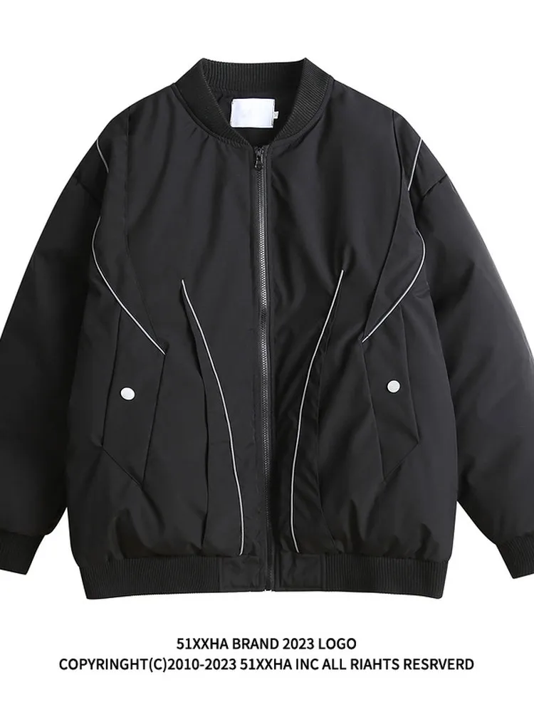 Утепленная хлопковая куртка в американском стиле, свободного кроя, теплая верхняя одежда, хлопковое пальто Cleanfit с длинными рукавами, воротником-бомбером, повседневное
Утепленная хлопковая куртка в американском стиле, свободного кроя, теплая верхняя одежда, хлопковое пальто Cleanfit с длинными рукавами, воротником-бомбером, повседневное