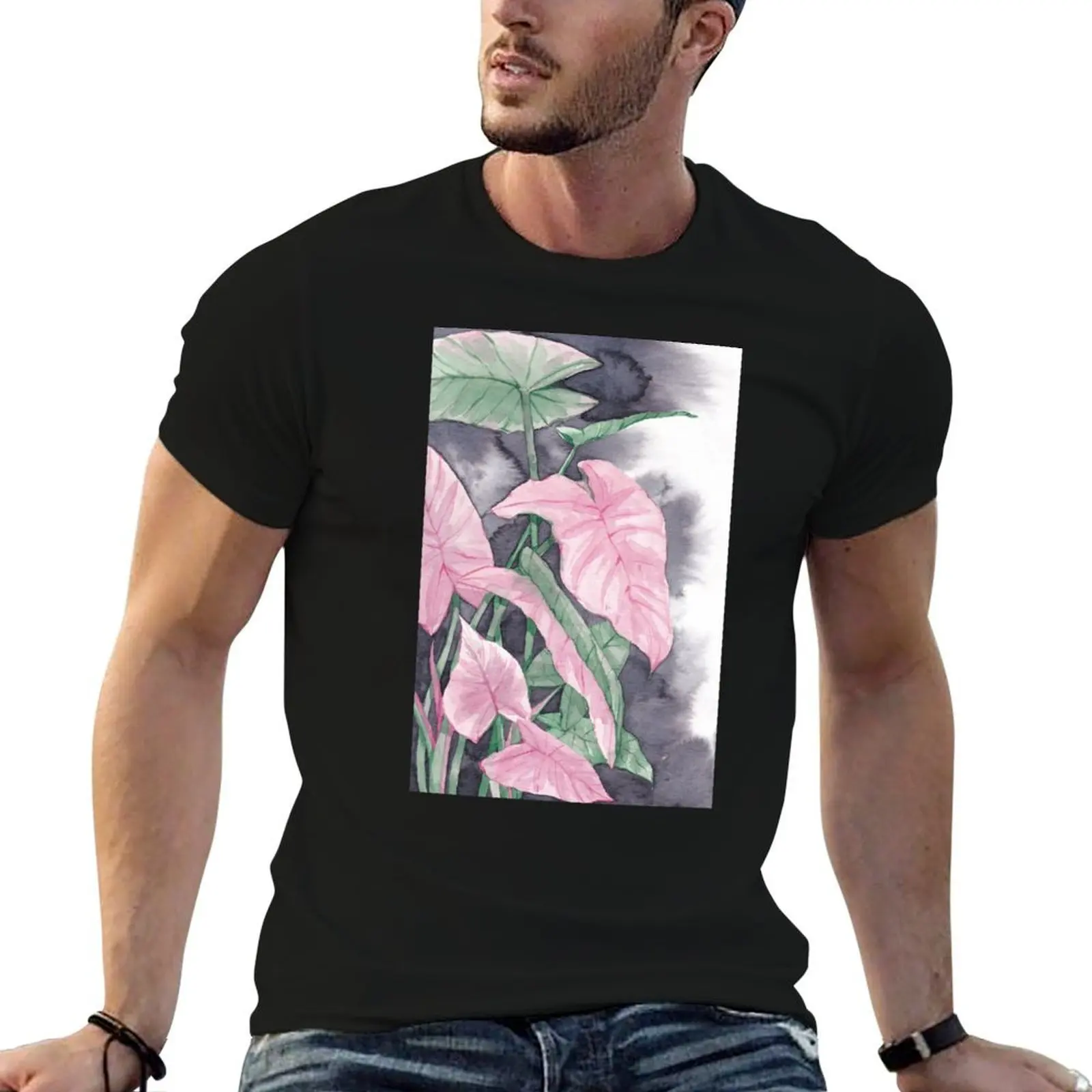 Pink Syngonium Watercolor Painting T-Shirt t shirts for man cotton t shirts cotton 100% T-Shirt
Pink Syngonium Watercolor Painting T-Shirt t shirts for man cotton t shirts cotton 100% T-Shirt