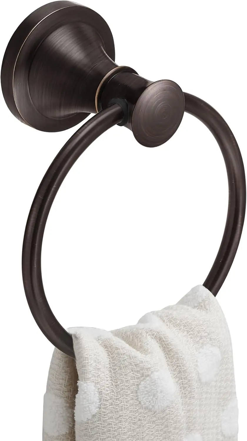 Oil Rubbed Bronze Towel Ring, Wall Mounted Hand Towel Holder, Rustproof Stainless Steel Bathroom Accessory
Oil Rubbed Bronze Towel Ring, Wall Mounted Hand Towel Holder, Rustproof Stainless Steel Bathroom Accessory