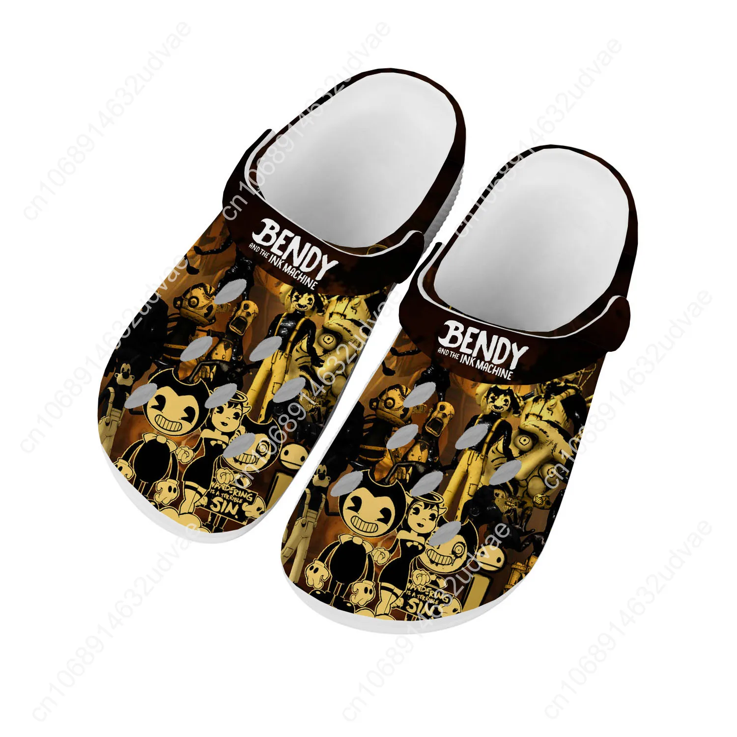 B-Bendy and Sandals Men Women Teenager the Ink M-Machines Fashion Water Shoes Garden Breathable Comfort Beach Clog Slippers
B-Bendy and Sandals Men Women Teenager the Ink M-Machines Fashion Water Shoes Garden Breathable Comfort Beach Clog Slippers