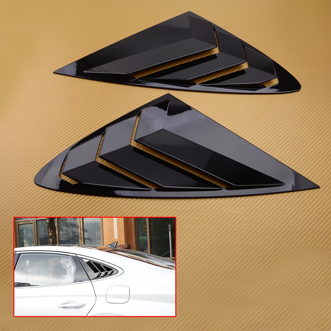 1Pair ABS Car Auto Rear Side Window Vent Scoop Louver Glossy Black Fit For Hyundai Sonata DN8 2020 2021
1Pair ABS Car Auto Rear Side Window Vent Scoop Louver Glossy Black Fit For Hyundai Sonata DN8 2020 2021