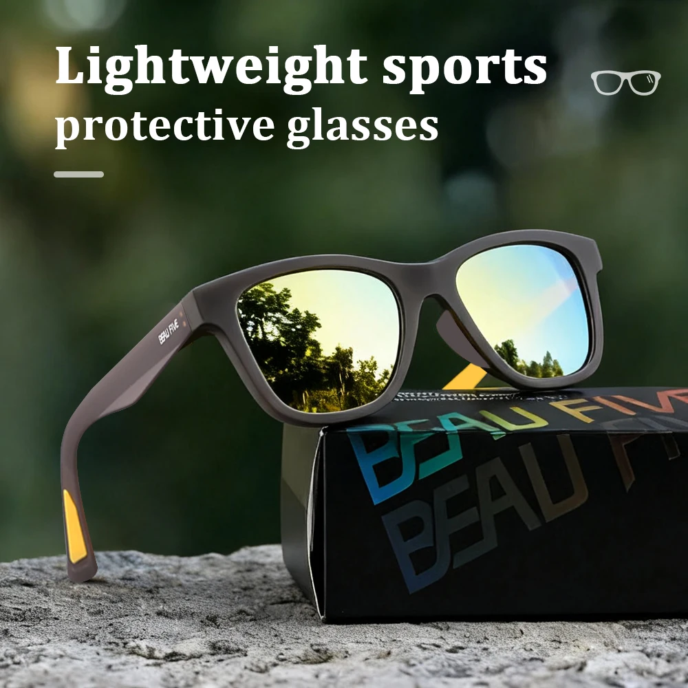 BEAU FIVE Sport Polarized Sunglasses UV400 for Men Women Fishing Driving Cycling Running Hiking Outdoor Mirror Fashion Eyewear
BEAU FIVE Sport Polarized Sunglasses UV400 for Men Women Fishing Driving Cycling Running Hiking Outdoor Mirror Fashion Eyewear