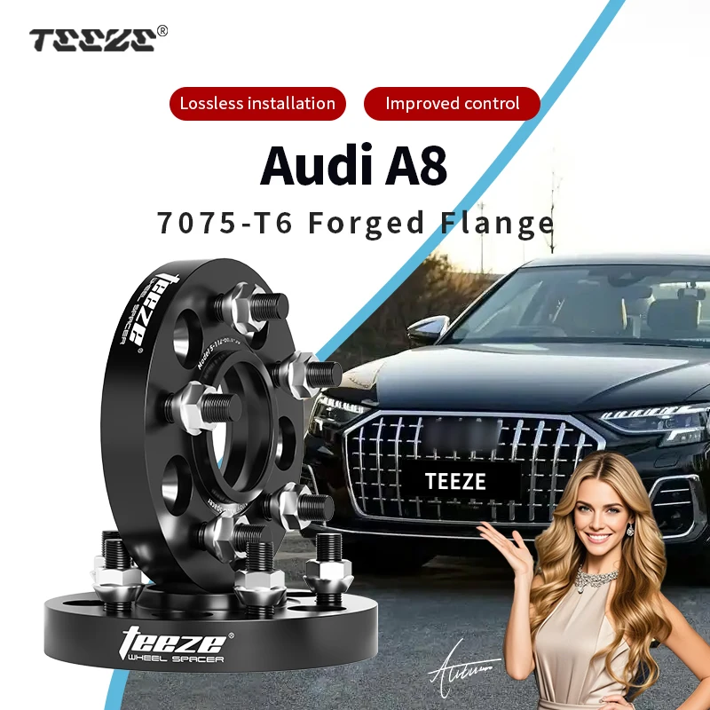 Teeze 2/4pcs 5x112 66.6 M14 x 1.5 Hub Centric Black Forged wheel spacer For Audi A8 Flange Plate 15/20/25/30/35mm
Teeze 2/4pcs 5x112 66.6 M14 x 1.5 Hub Centric Black Forged wheel spacer For Audi A8 Flange Plate 15/20/25/30/35mm