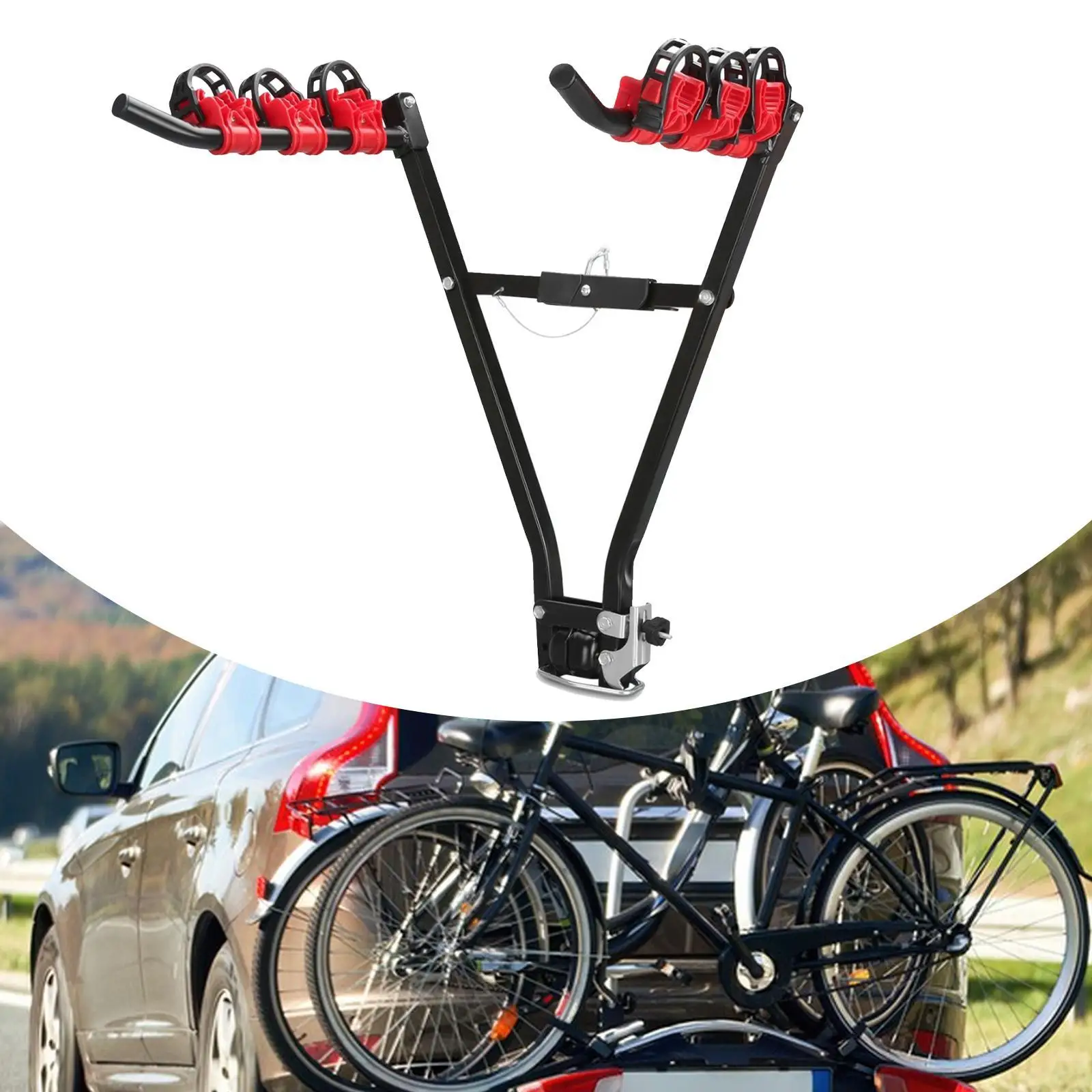 Generic Car Rear Hitch Bike Rack Foldable 45 kilograms Capacity Bike Carrier
Generic Car Rear Hitch Bike Rack Foldable 45 kilograms Capacity Bike Carrier
