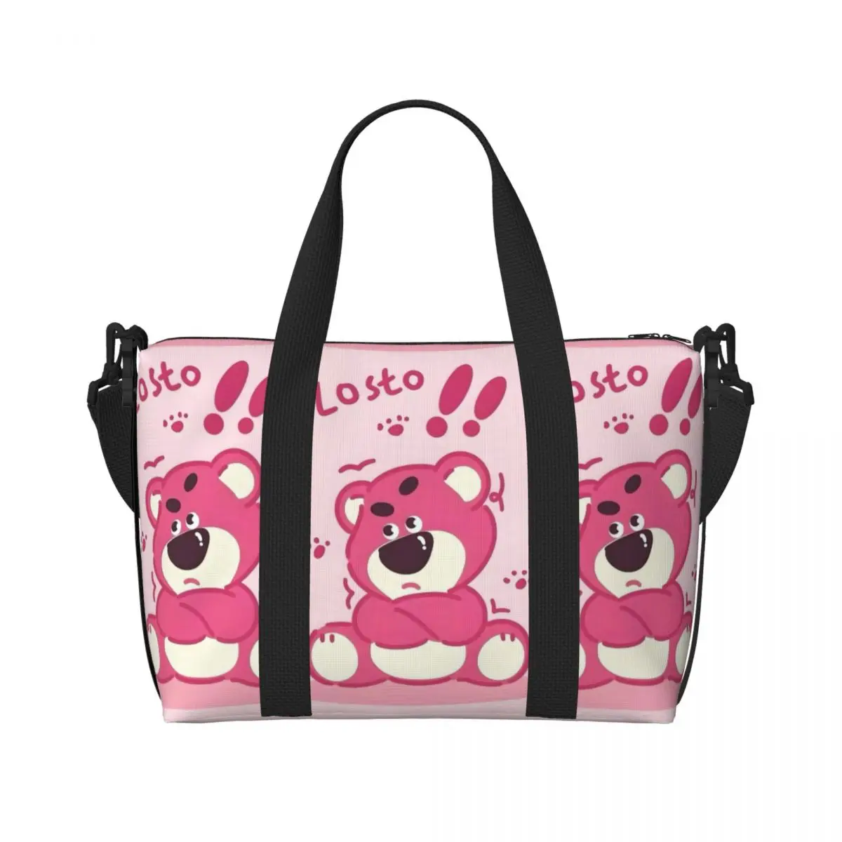 Изготовленная на заказ большая сумка Lotso для женщин, большая вместимость, пляжные дорожные сумки с рисунком медведя для спортзала
Изготовленная на заказ большая сумка Lotso для женщин, большая вместимость, пляжные дорожные сумки с рисунком медведя для спортзала