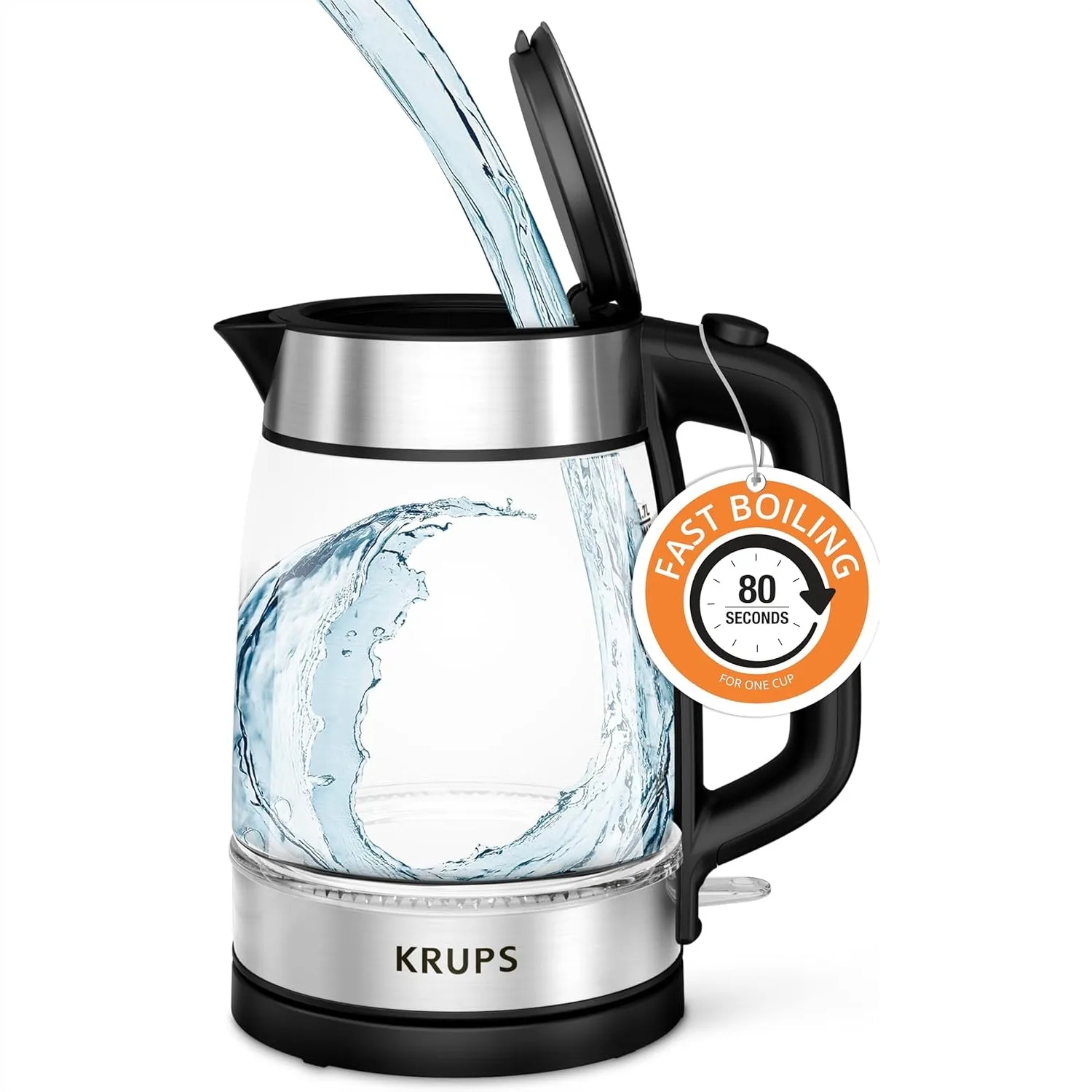 Glass Electric Kettle 1.7L, 1500W Fast Boiling with LED Indicator, Auto Shut-Off, Cordless Design
Glass Electric Kettle 1.7L, 1500W Fast Boiling with LED Indicator, Auto Shut-Off, Cordless Design