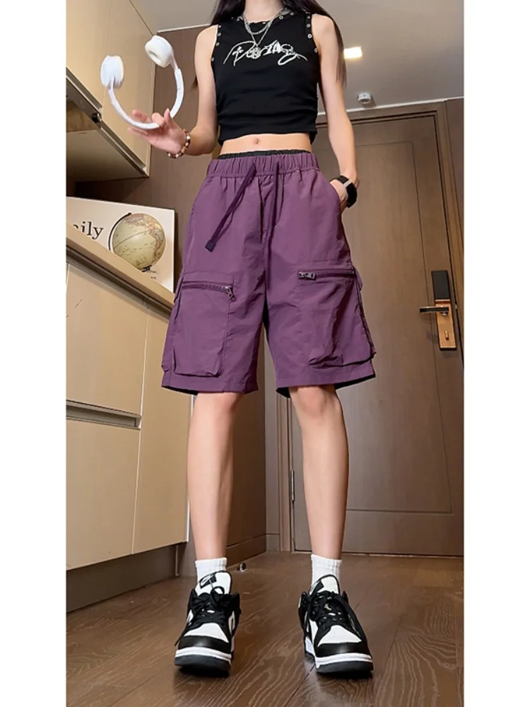 Men's Summer Thin Ice Silk Workwear orts Qui Dry Five-Point American High Street Sle Faionable Utili Pants
Men's Summer Thin Ice Silk Workwear orts Qui Dry Five-Point American High Street Sle Faionable Utili Pants