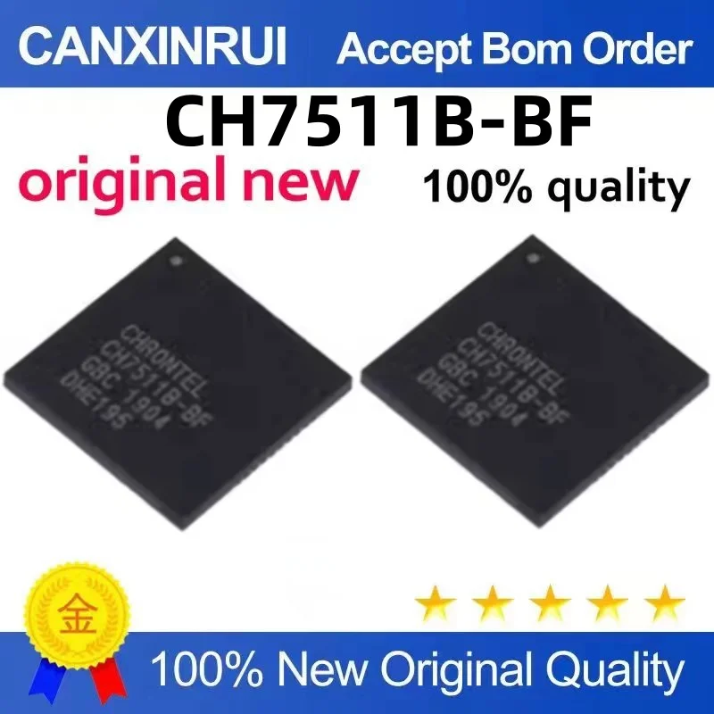 CH7511B-BF QFN68 package source chip, IC sensor filter, RF amplifier, control chip
CH7511B-BF QFN68 package source chip, IC sensor filter, RF amplifier, control chip
