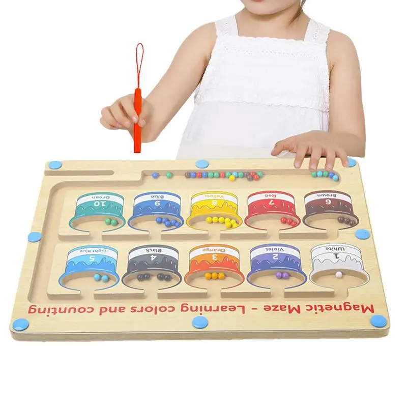 Wooden Magnet Board Puzzles Wooden Puzzle Maze Board With Magnet Balls Color Sorting Early Educational Toy For Boys And Girls
Wooden Magnet Board Puzzles Wooden Puzzle Maze Board With Magnet Balls Color Sorting Early Educational Toy For Boys And Girls