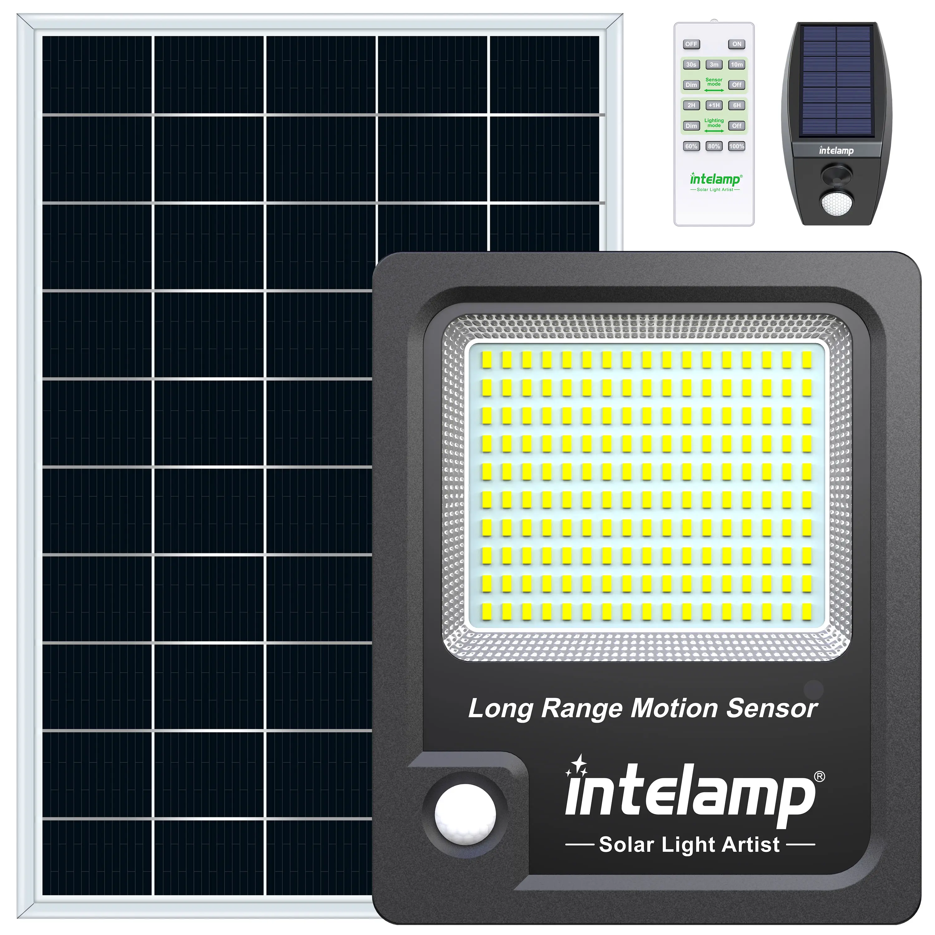 intelamp 12000mah Super Bright Solar Light Outdoor Flood Security Light With Super Large Solar Panel For Garden Porch Farm
intelamp 12000mah Super Bright Solar Light Outdoor Flood Security Light With Super Large Solar Panel For Garden Porch Farm