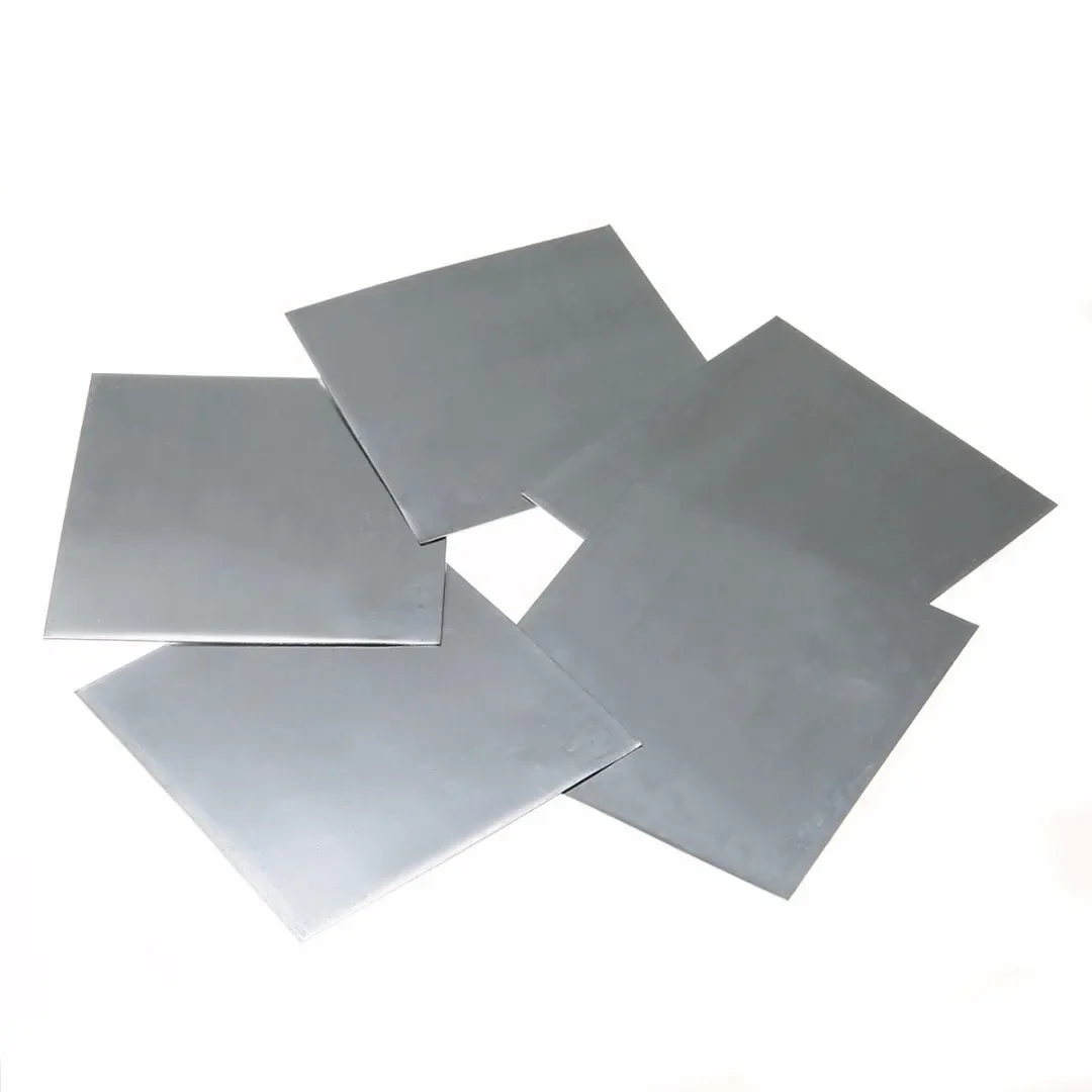 5pcs New bluish-white Zinc Plate High Purity 99.9% Pure Zinc Sheet Plate for Science Lab 140x140x0.2mm
5pcs New bluish-white Zinc Plate High Purity 99.9% Pure Zinc Sheet Plate for Science Lab 140x140x0.2mm