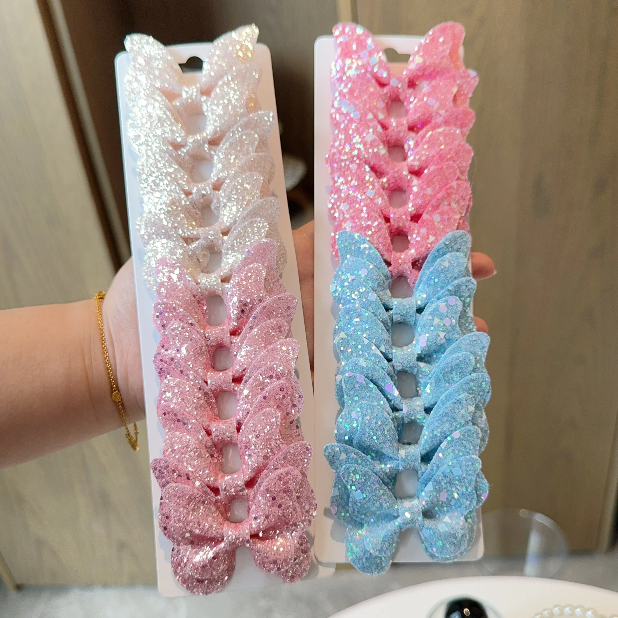 10Pcs New Sweet Bow Hairpins Bowknot Hair Clips For Girls Sequins Butterfly Barrettes Shiny Clip Kids Hair Accessories
10Pcs New Sweet Bow Hairpins Bowknot Hair Clips For Girls Sequins Butterfly Barrettes Shiny Clip Kids Hair Accessories