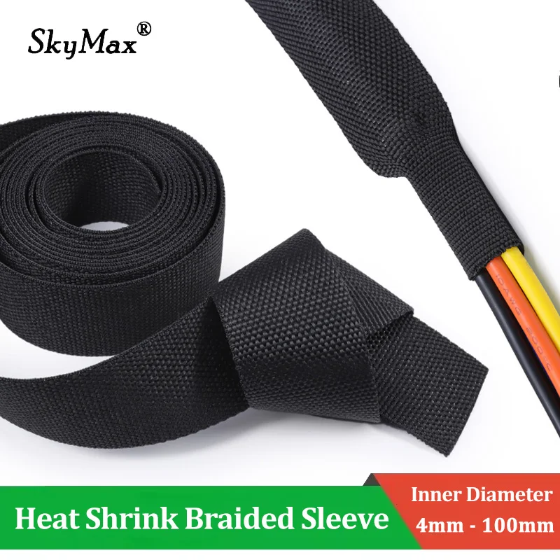 1-10m 2:1 Heat Shrinkable Braided Sleeves 4mm ~ 100mm PET Insulation Wear Resistant Dust Proof Wire Line Protector Cable Sheath
1-10m 2:1 Heat Shrinkable Braided Sleeves 4mm ~ 100mm PET Insulation Wear Resistant Dust Proof Wire Line Protector Cable Sheath