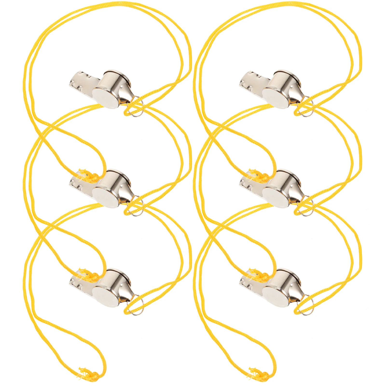 6 Pcs Multipurpose Sports Whistle Lanyards Whistles with Stainless Steel Soccer
6 Pcs Multipurpose Sports Whistle Lanyards Whistles with Stainless Steel Soccer
