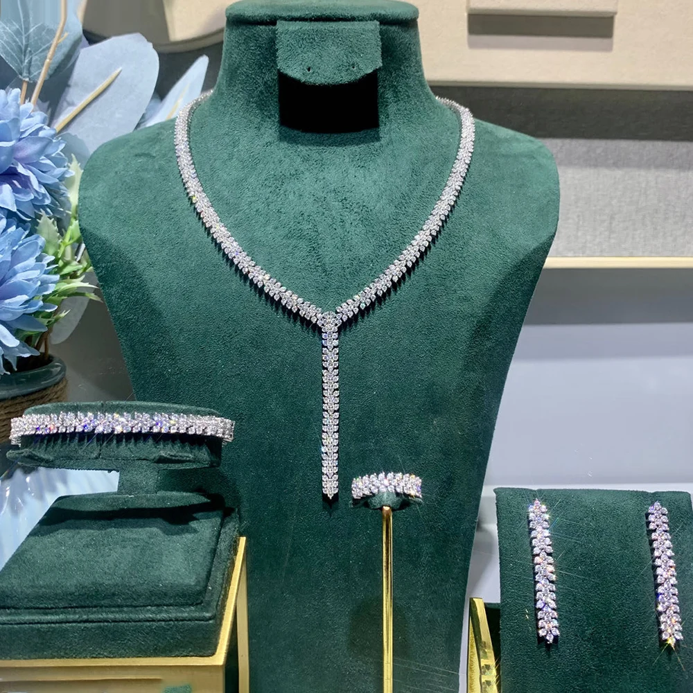015649 Necklace Sets for Women Wedding Party Bridal Accessories Zirconia Dubai Jewelry Dress Suits Best Selling Saudi Arabia
015649 Necklace Sets for Women Wedding Party Bridal Accessories Zirconia Dubai Jewelry Dress Suits Best Selling Saudi Arabia