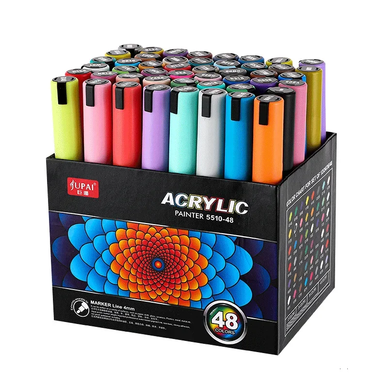 30Colors Art Marker Acrylic Paint Pens Brush Pen Rock Stone Ceramic Glass Canvas DIY Graffiti Making Drawing Supplie Colored Pen
30Colors Art Marker Acrylic Paint Pens Brush Pen Rock Stone Ceramic Glass Canvas DIY Graffiti Making Drawing Supplie Colored Pen