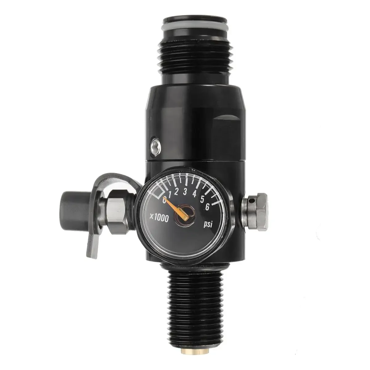 5/8''-18UNF Thread Valve Regulator 4500psi HPA Air Tank Output 1800psi HPA Air Tank Regulator for Oxygen Carbon dioxide
5/8''-18UNF Thread Valve Regulator 4500psi HPA Air Tank Output 1800psi HPA Air Tank Regulator for Oxygen Carbon dioxide