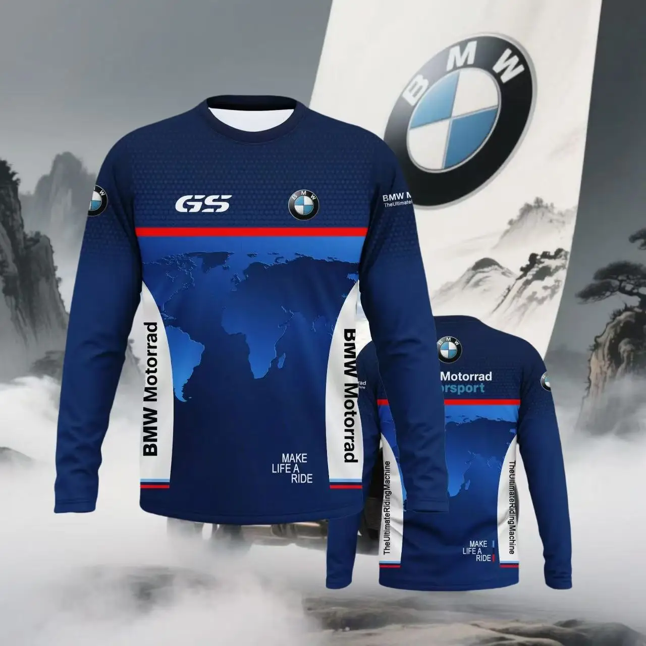 25 Summer BMW Motorcycle Men's Fast-drying Long-sleeved T-shirt Cycling Suit Racing Suit Short-sleeved Casual Breathable Fashion
25 Summer BMW Motorcycle Men's Fast-drying Long-sleeved T-shirt Cycling Suit Racing Suit Short-sleeved Casual Breathable Fashion